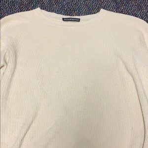 BRANDY MELVILLE thin cream sweater